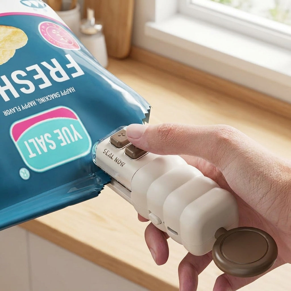 Seal Snap Portable Bag Sealing Gadget
