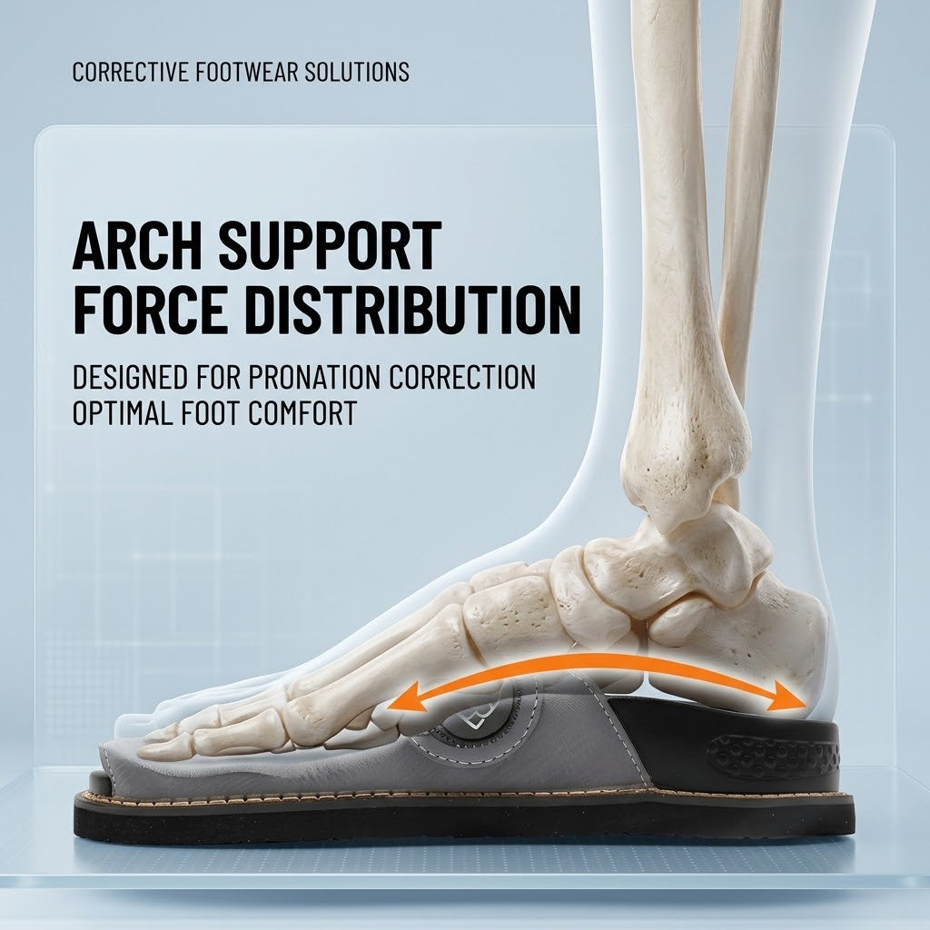 Adjustable Toe Corrector Recovery Walking Sandals