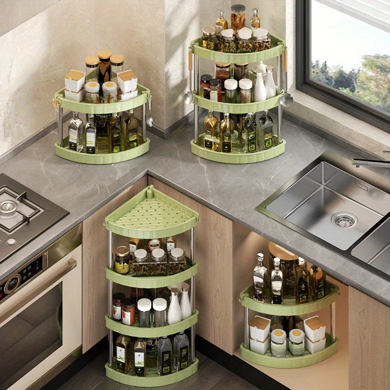 Bathroom Space-Saver Corner Organizer Rack