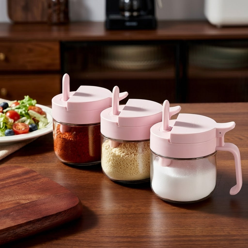 Zero Drip Airtight Smart Measuring Seasoning Jar