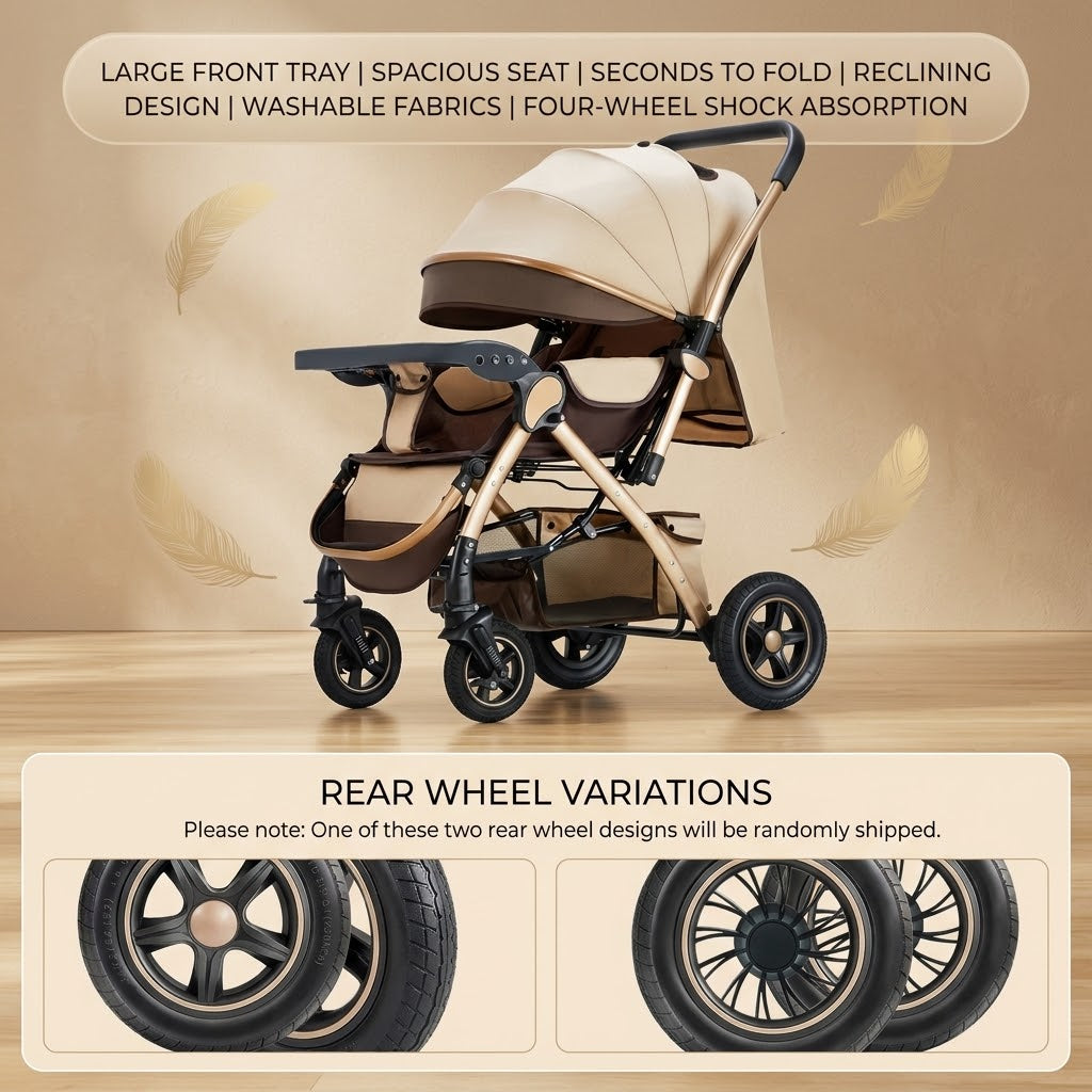 Loftcart Elevated Foldable City Baby Travel Stroller