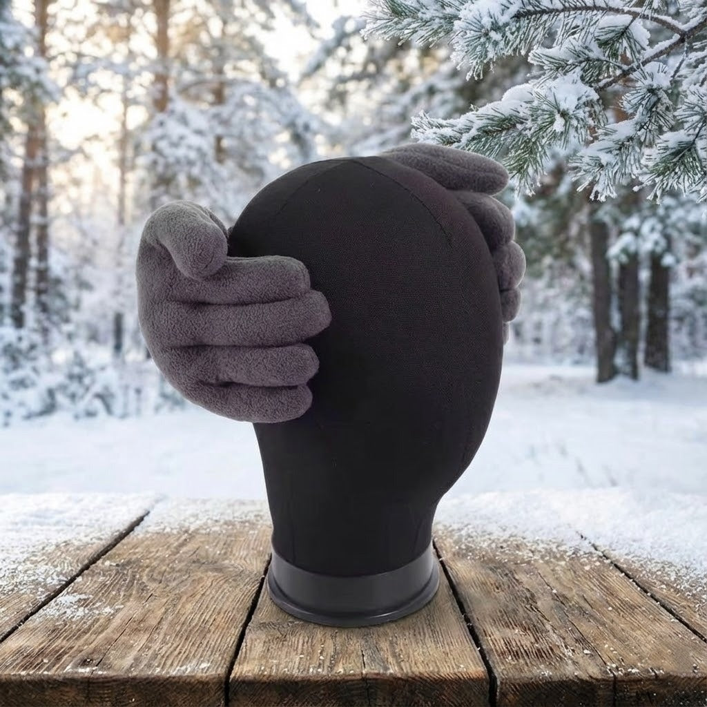 Hand Shape Plush Winter Earmuff