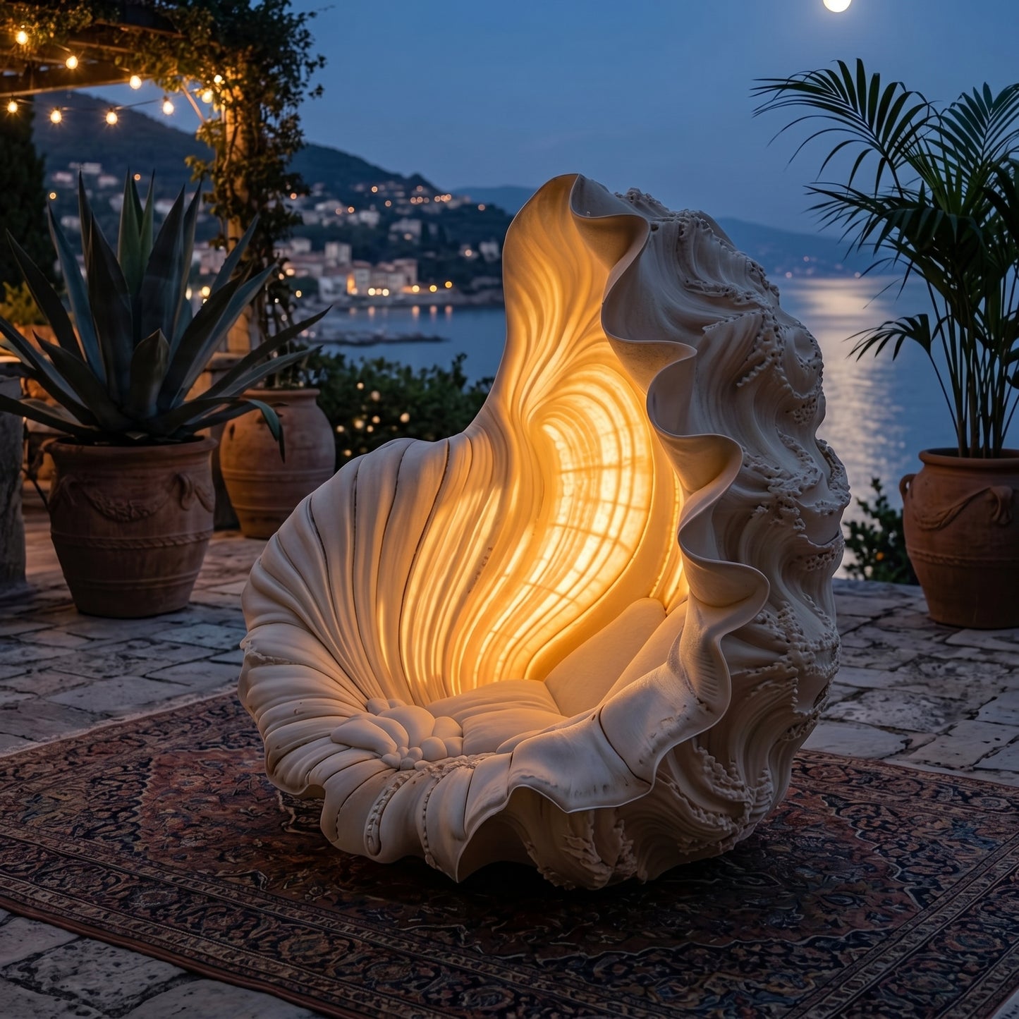 Mermaid Sea Shell Lounger Chair