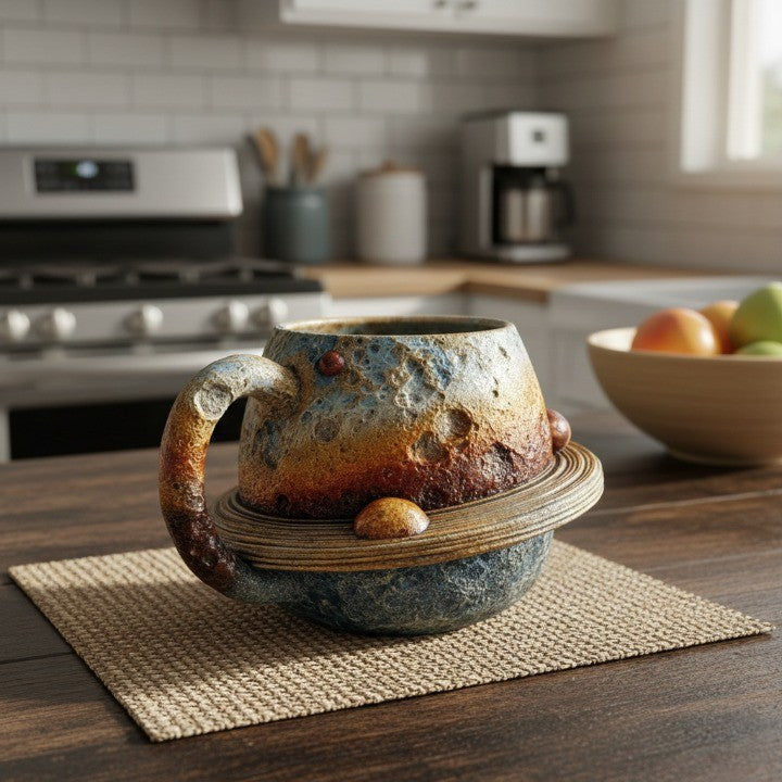 Saturn Rings Creative Handmade Cup