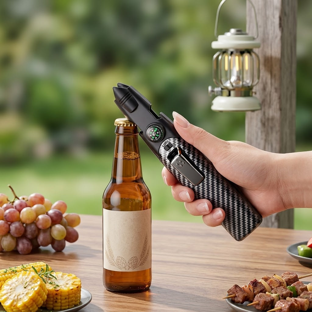 Pathfinder Flame BBQ Camping Torch Compass Lighter