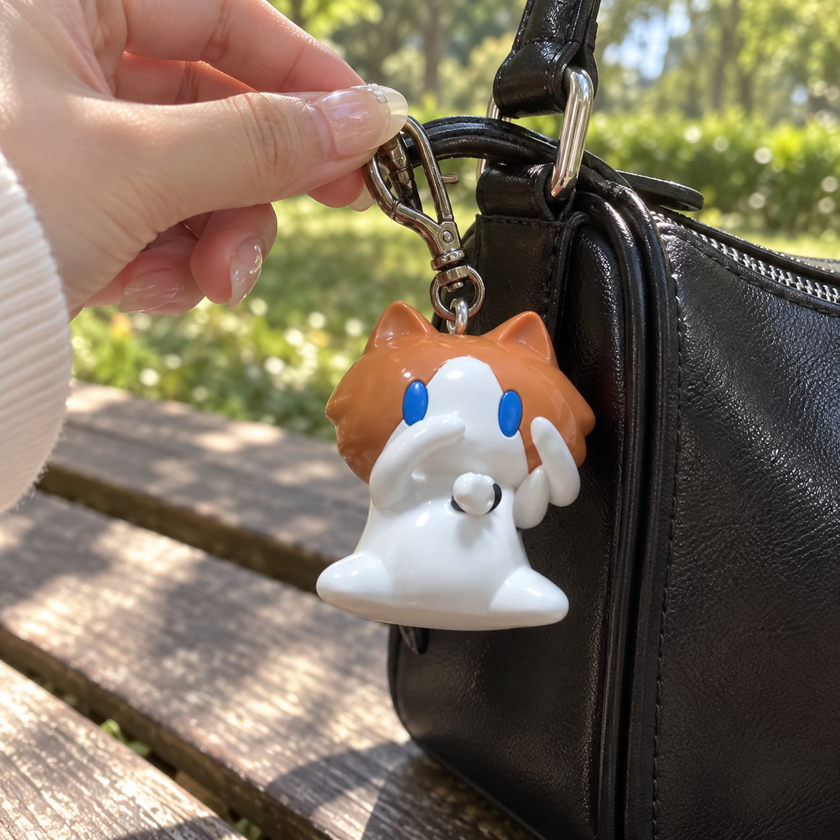 Silly Squirrel Stress Relief Keychain