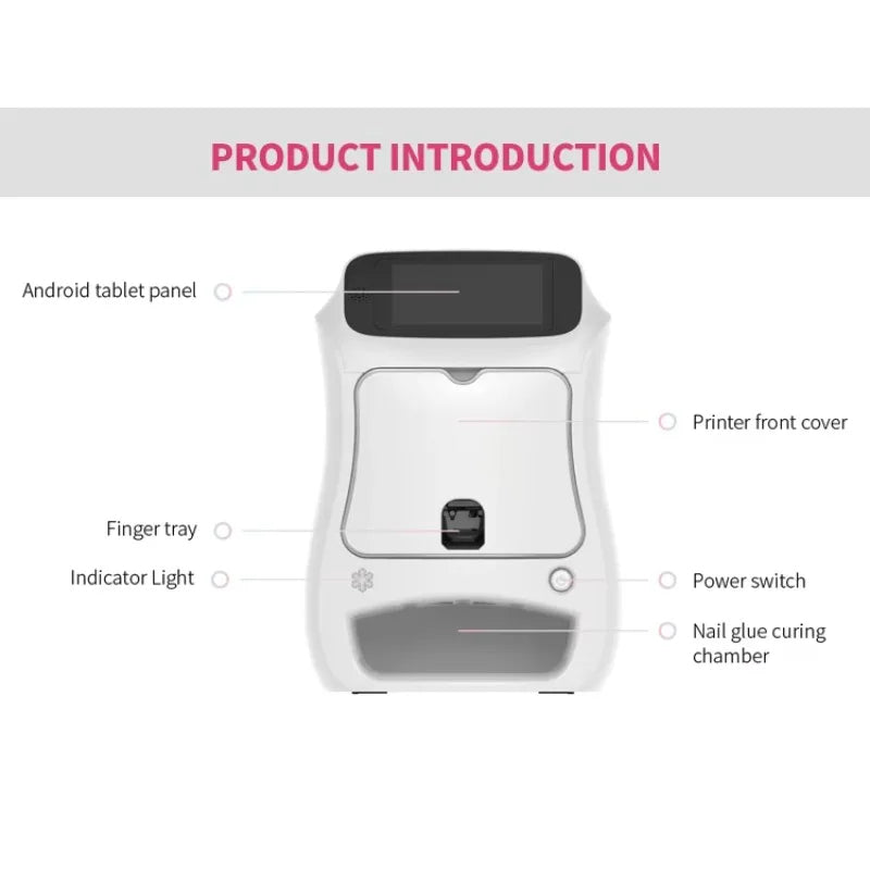3D Portable Digital Art Nail Automatic Printer