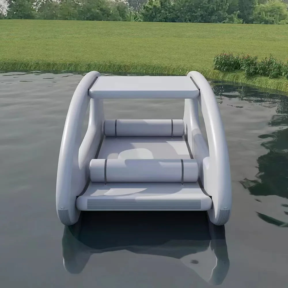 Futuristic Capsule Inflatable Fishing Boat