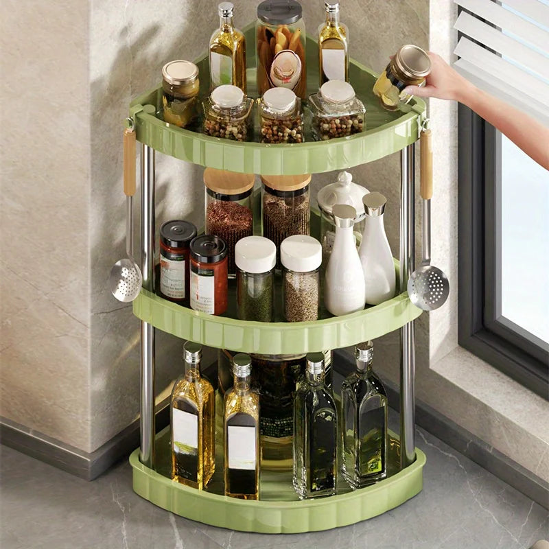Bathroom Space-Saver Corner Organizer Rack