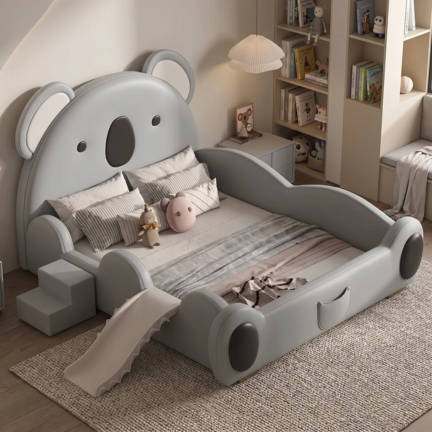 Lazy Koala Soft Slide Kids Bed