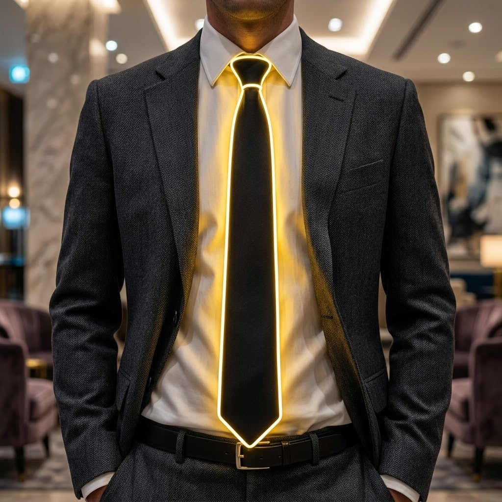 Neon Glow LED Party Tie