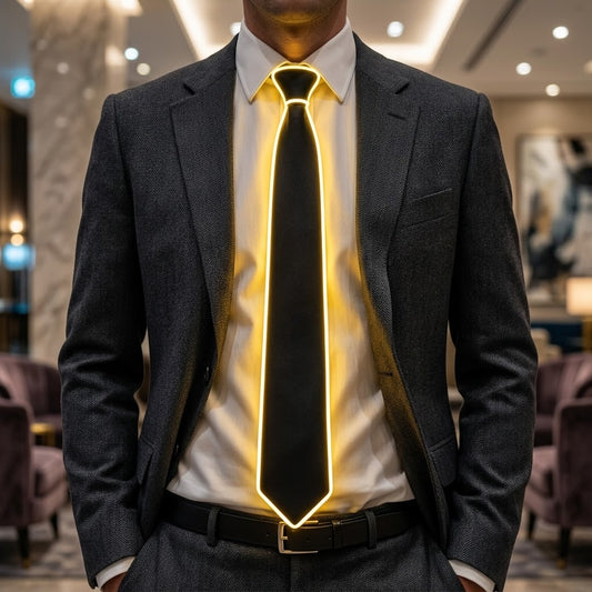 Neon Glow LED Party Tie