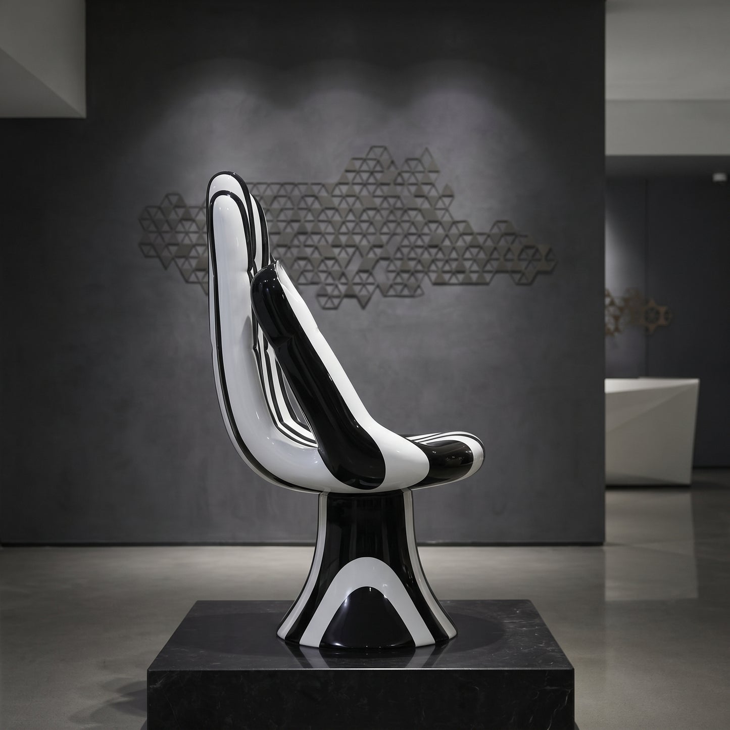Artistic Hand-Shaped Lounge Chair