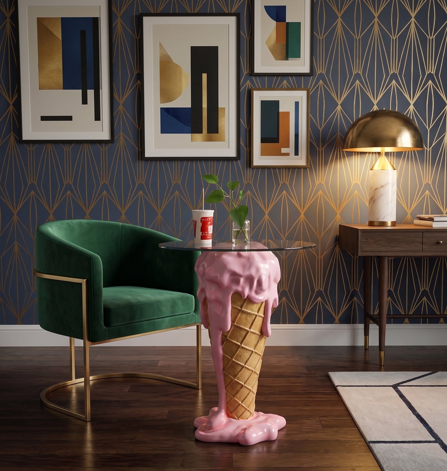 Sweet Spot Creative Melting Ice Cream Table