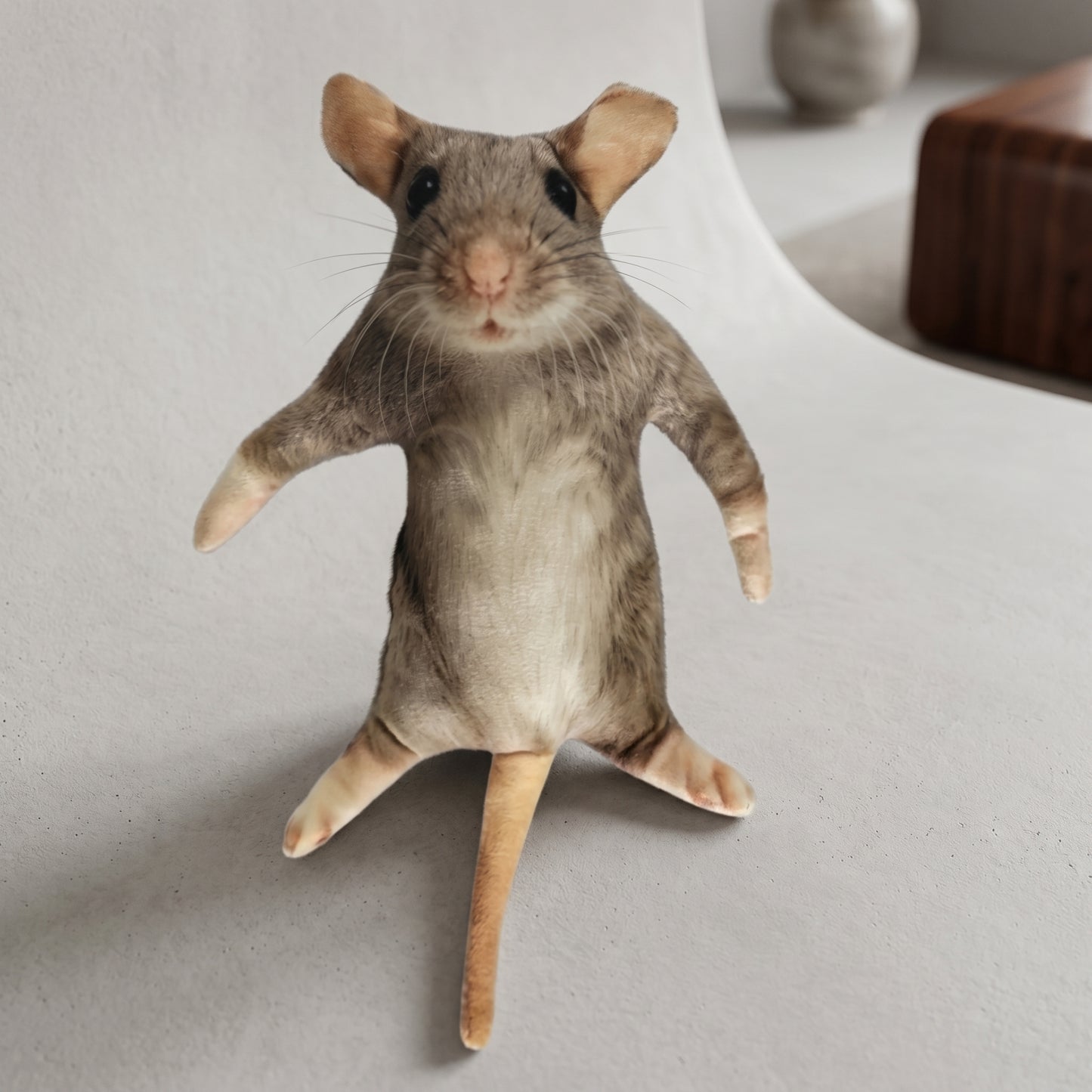 Cheese-dream Plush Mouse Cubicle Buddy Toy