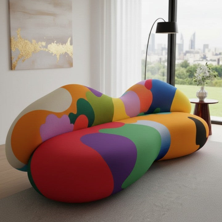Rainbow Art Irregular Modular Lounge Sofa