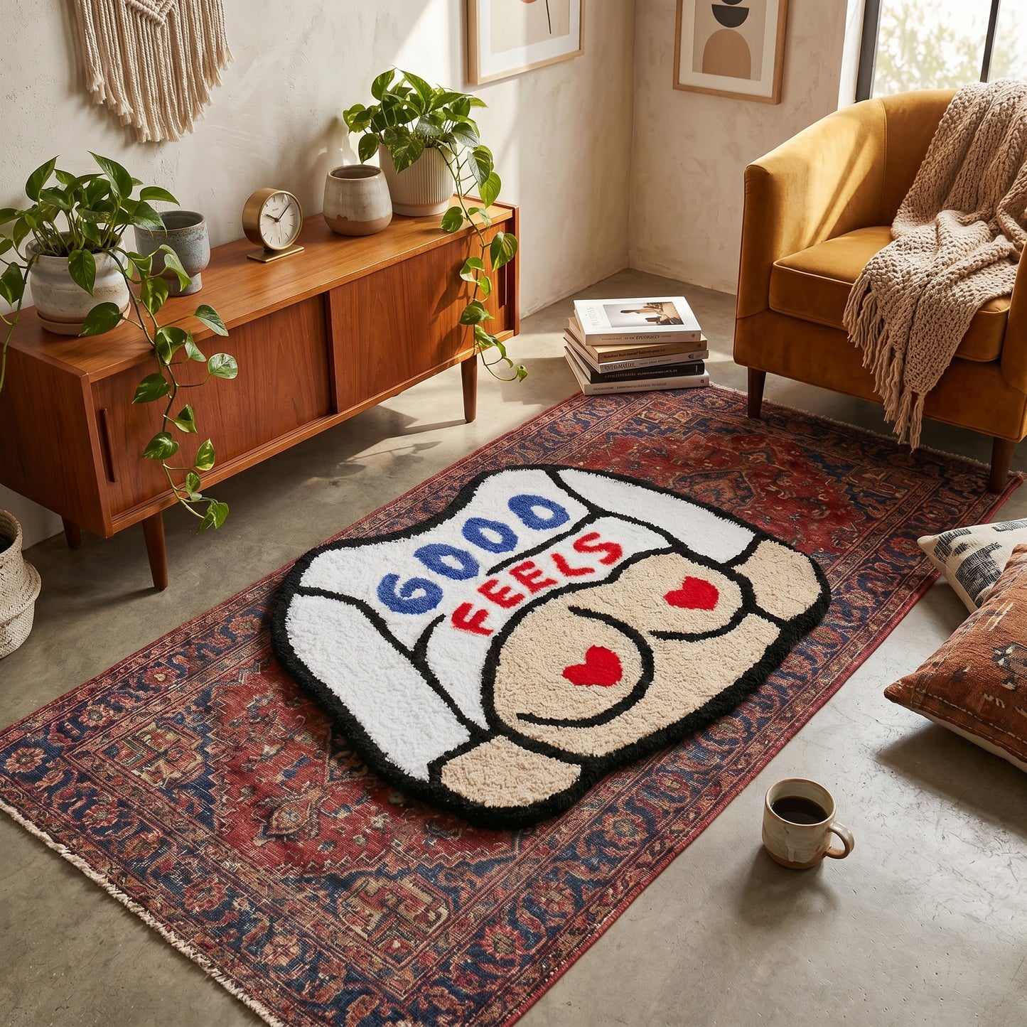 Good Feels Body Art Tufted Rug