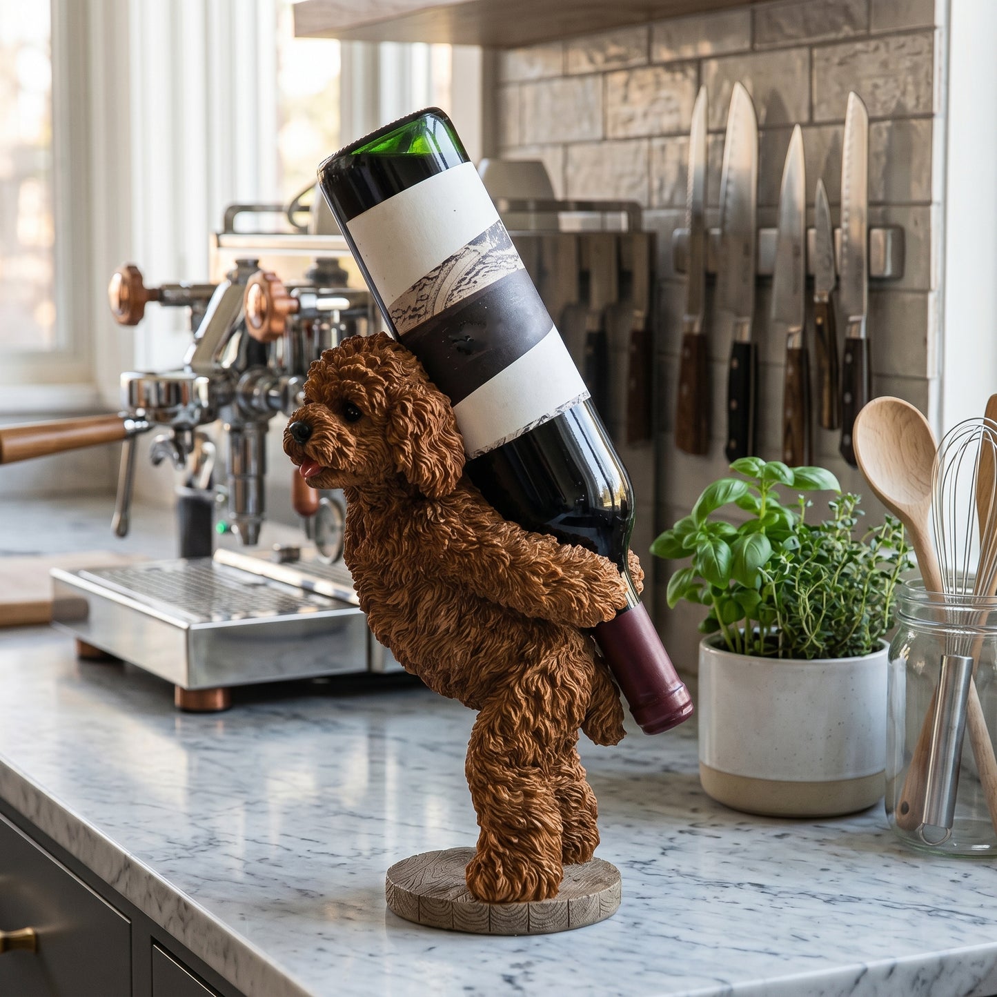 Party Puppy Wine Bottle Holder