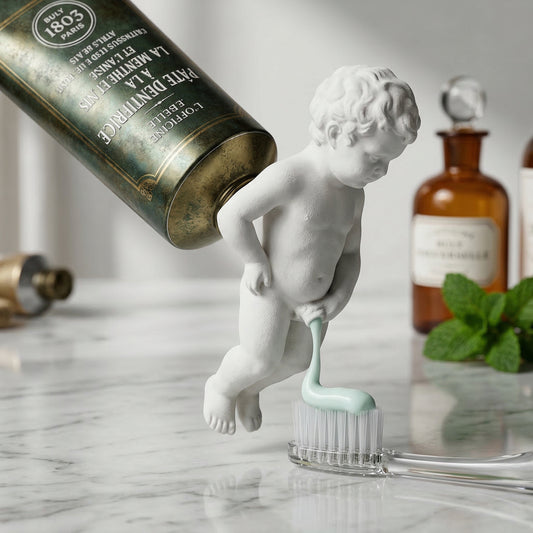 Mini Fairy Sculpture Toothpaste Dispenser