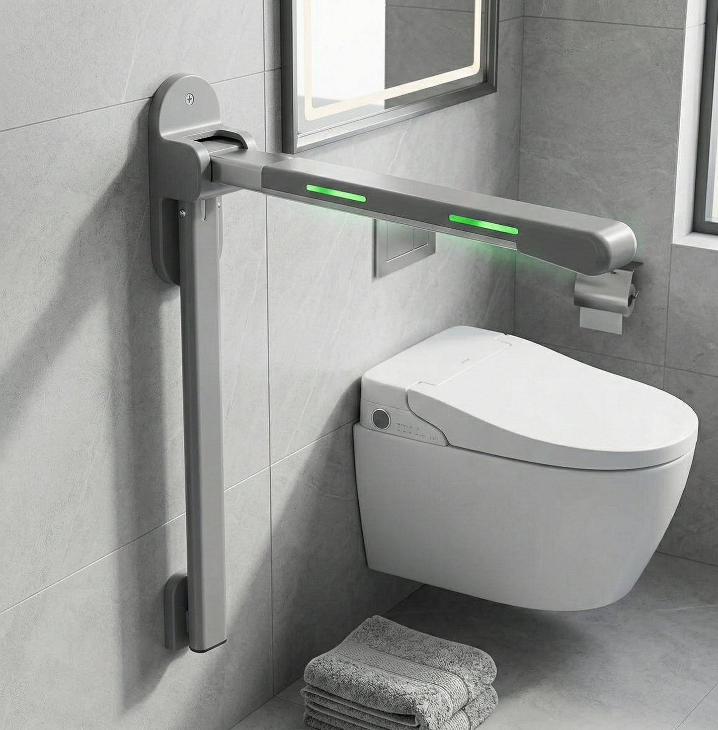 Stability Rail Slim Profile Elder Support Safety Rail