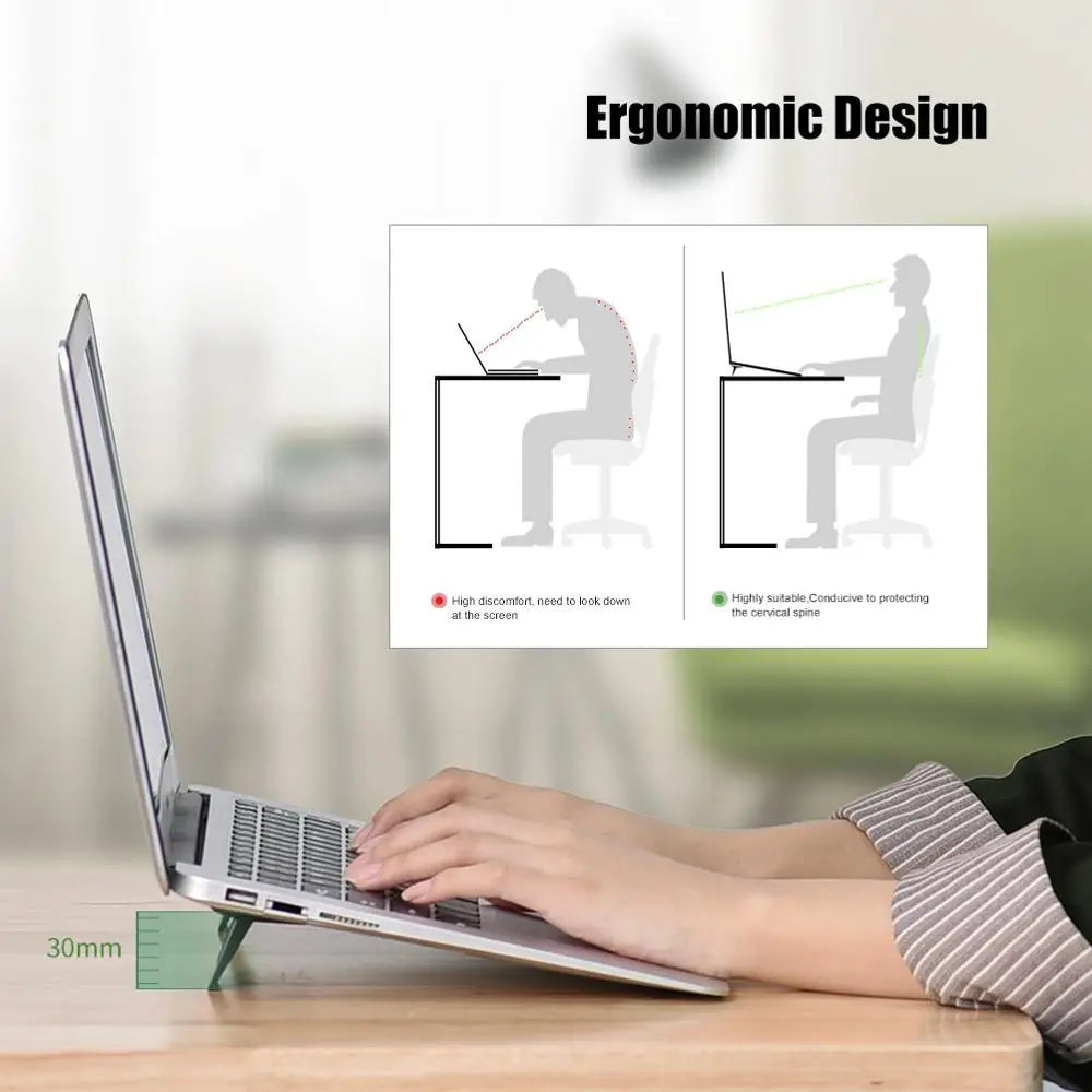 Mini Boost Foldable Invisible Laptop Riser Stand