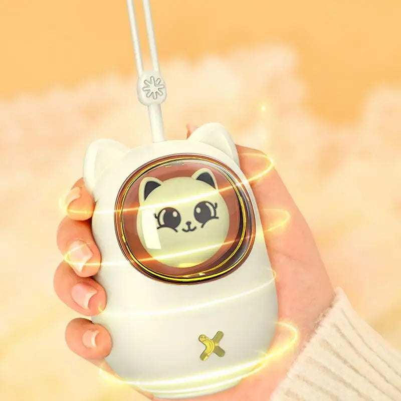 Cute Cat Mini Electric Hand Warmer Power Bank