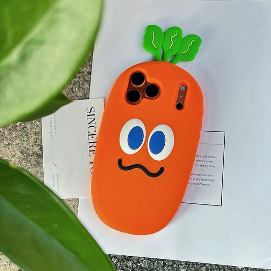 3D Carrot Shockproof iPhone Cases