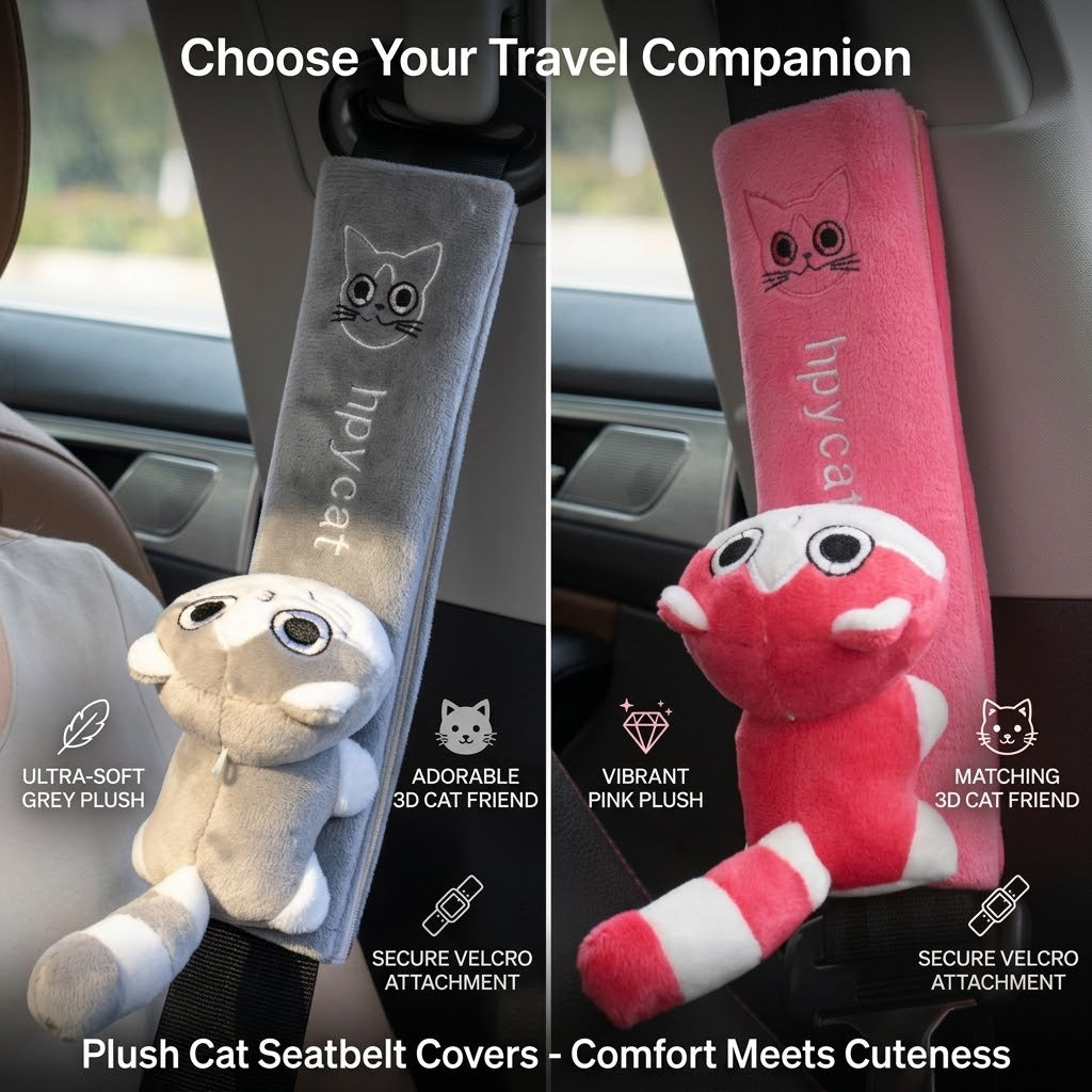 Plush Buddy Seat Belt Cover