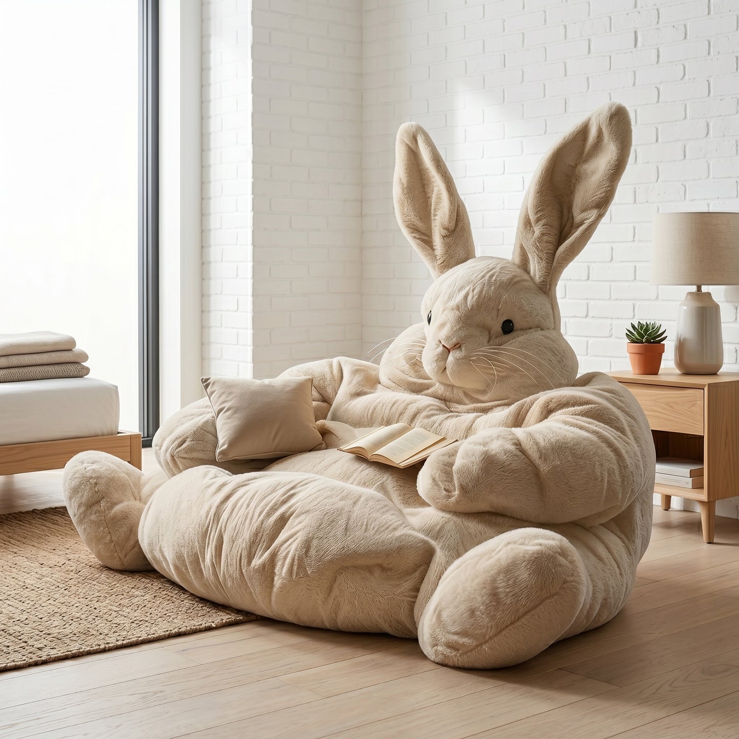 Cuddle Giant Plush Puppy Lounge Sofa