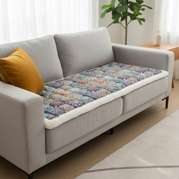 Bohemian Style Cushion Cotton Couch Pad