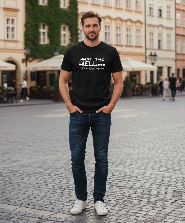 What The Hell Slogan T-Shirt