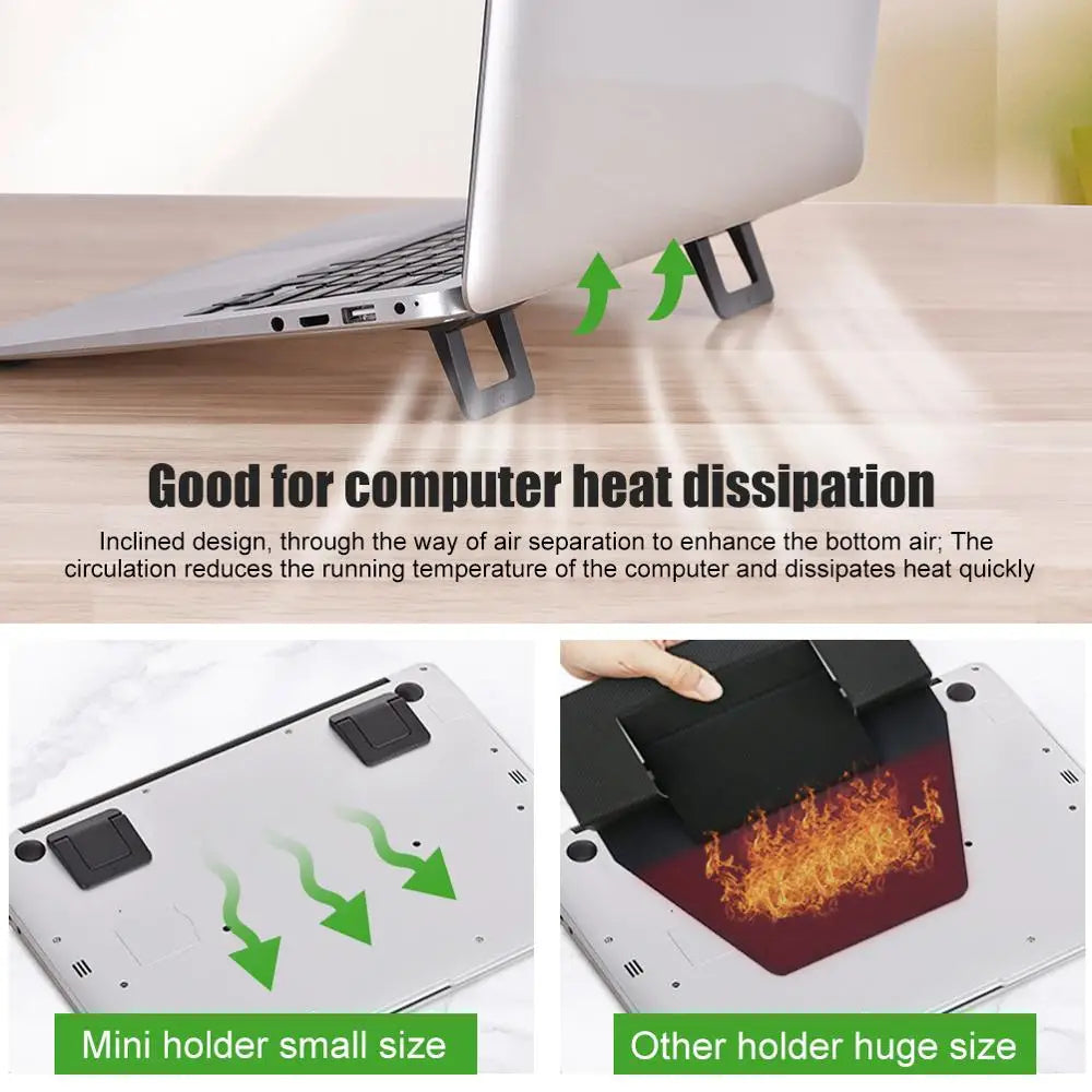 Mini Boost Foldable Invisible Laptop Riser Stand