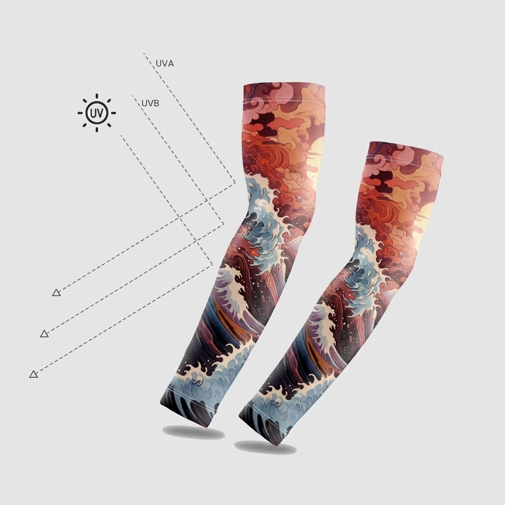 Wild Print Quick-Dry Cooling Arm Sleeves