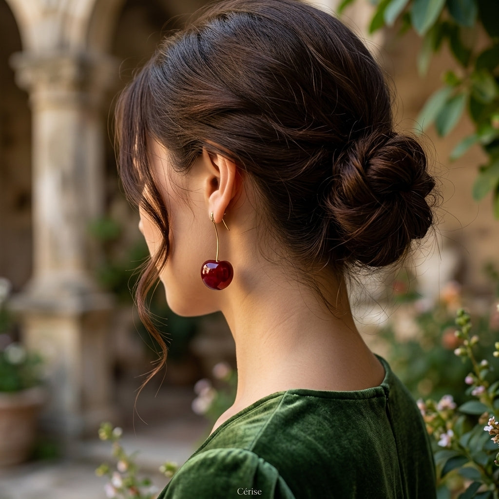 Cherry Fruit European Style Earrings