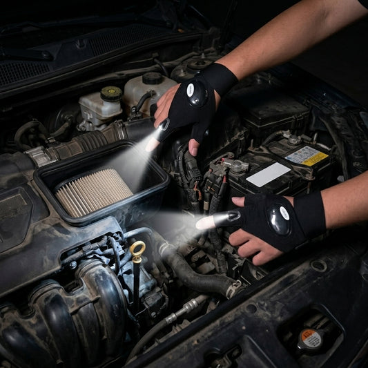 Fingerless Glove LED Flashlight