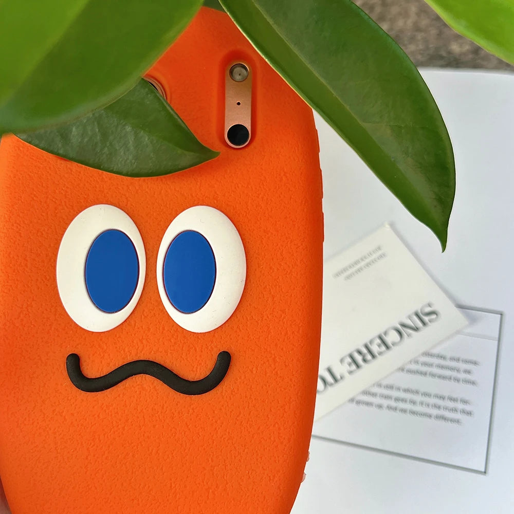 3D Carrot Shockproof iPhone Cases