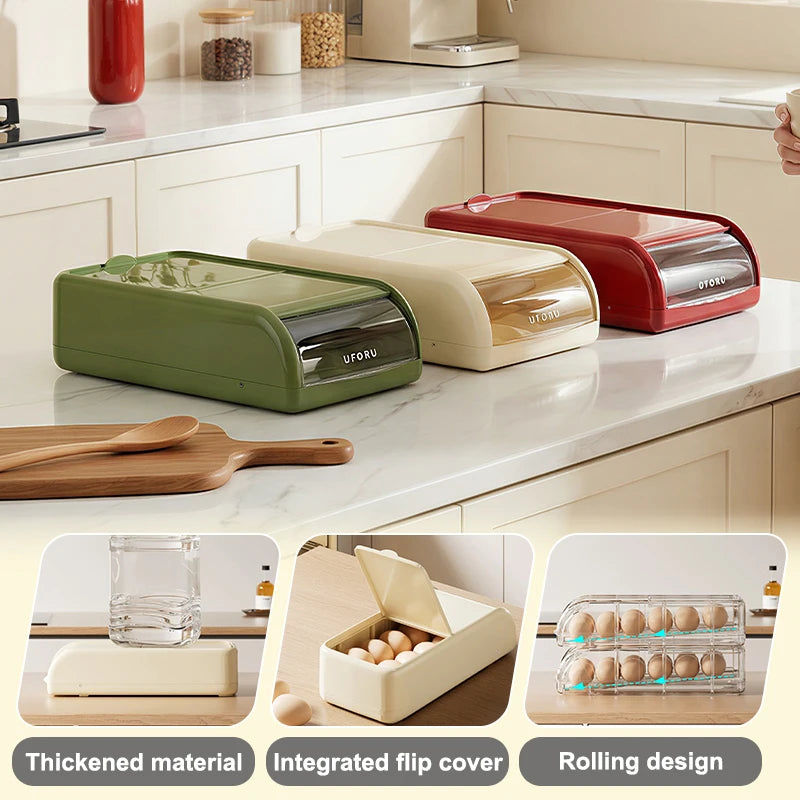 Fresh Stack Egg Storage Organizer Box