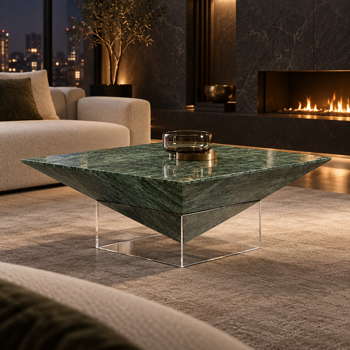 Inverted Pyramid Table