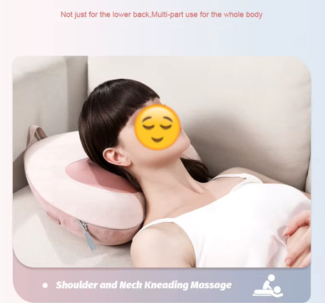 Heart-Shape Ergonomic Soft Stress Relief Massager