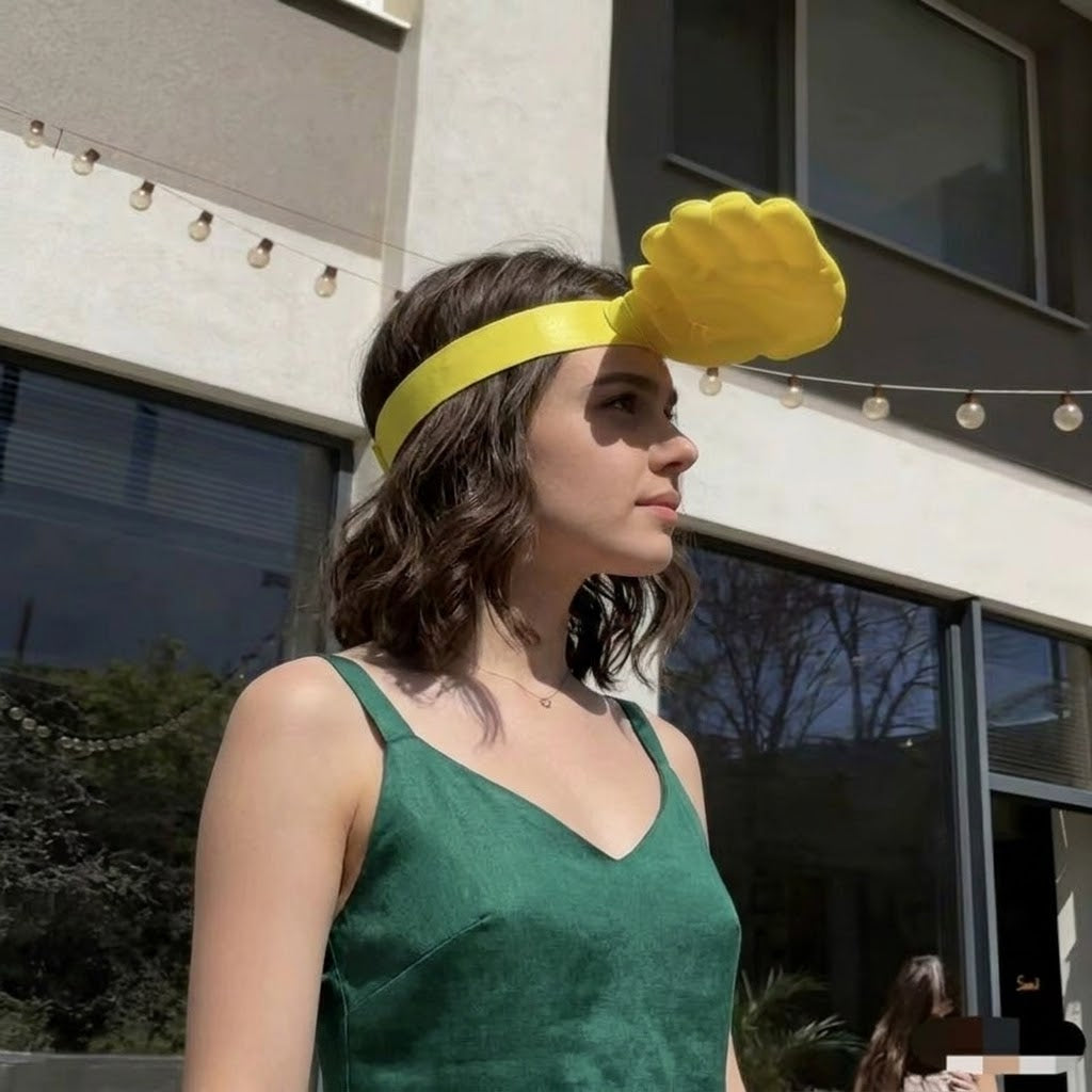 3D Hand Visor Forehead Shade Summer Hat