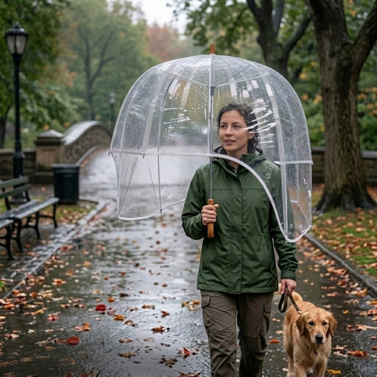 Never Wet Full Cover Bubble Umbrella