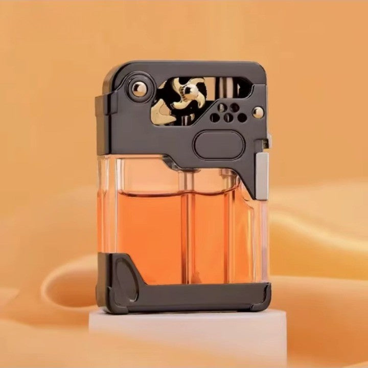 Clear Tank Metal Kerosene Lighter