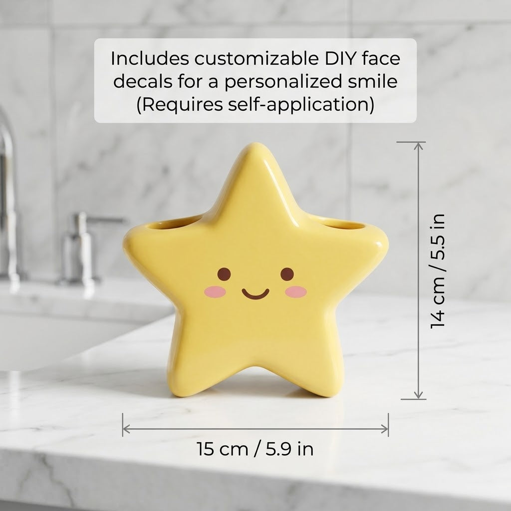 Little Star Toothbrush Freestanding Holder
