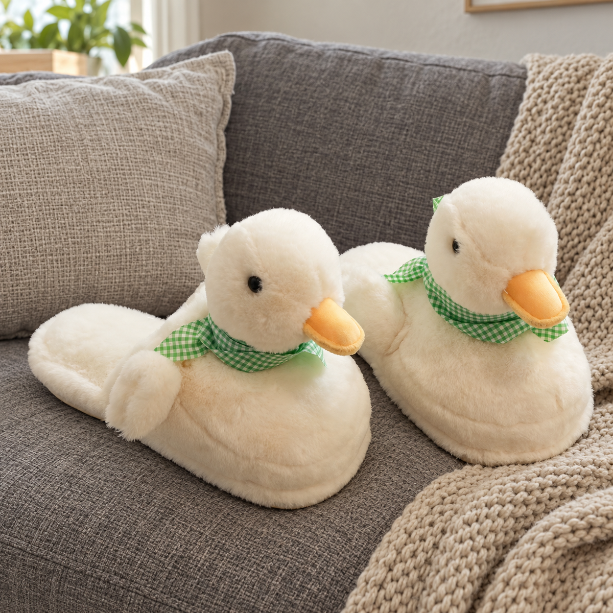 Fly with Me Duck Slippers