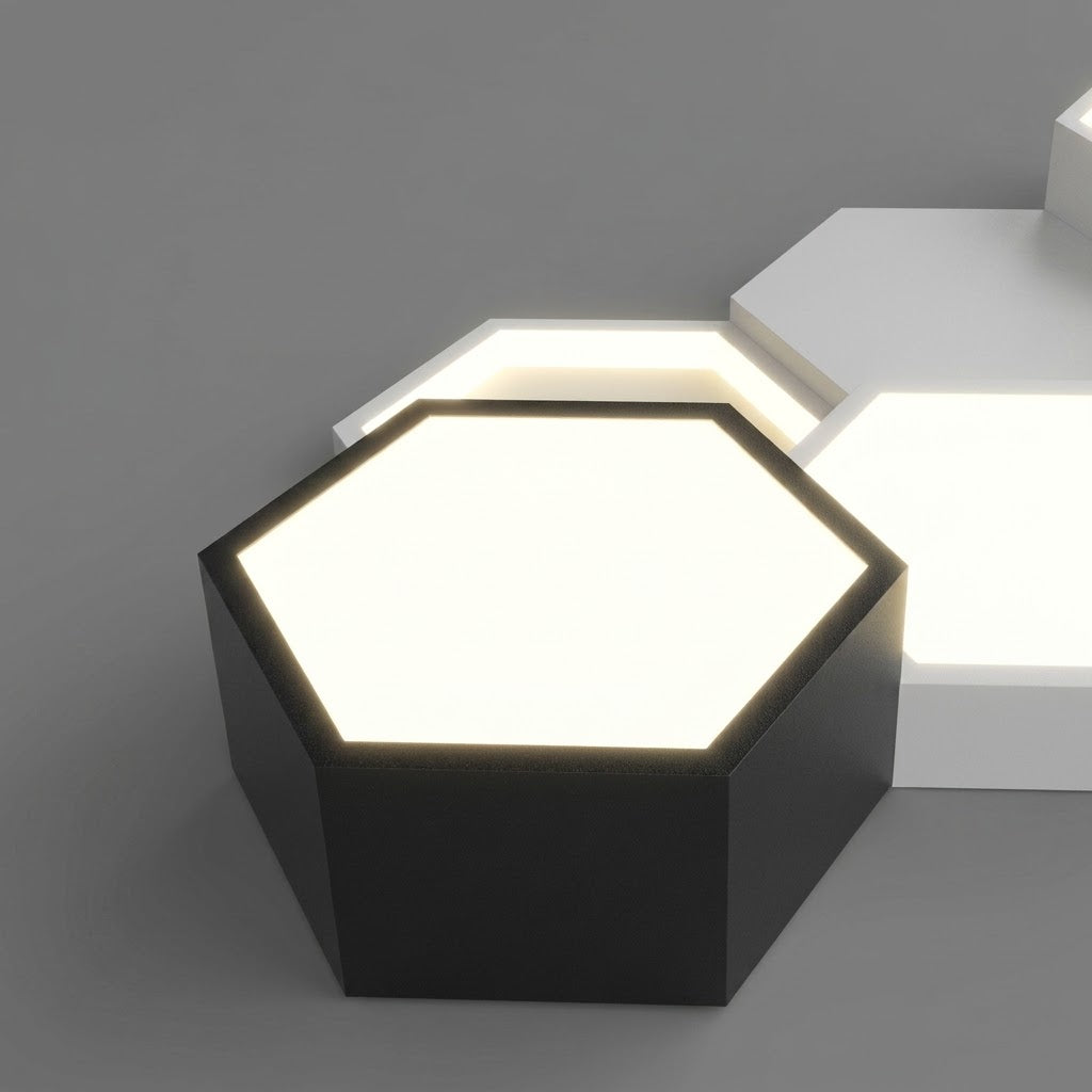 Six Points Modern Hexagon LED Ceiling Panel Light