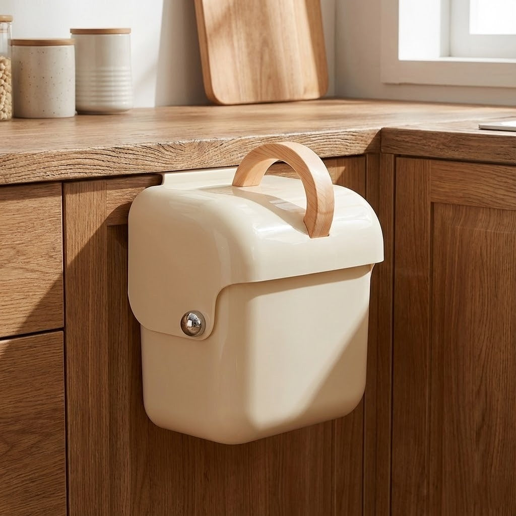 Flip Click Wall-Mounted Kitchen Trash Bin
