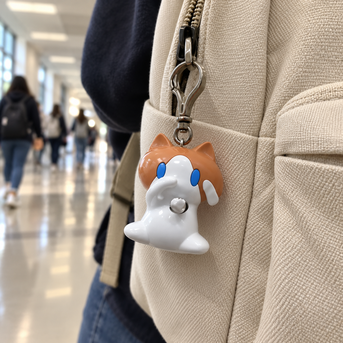 Silly Squirrel Stress Relief Keychain