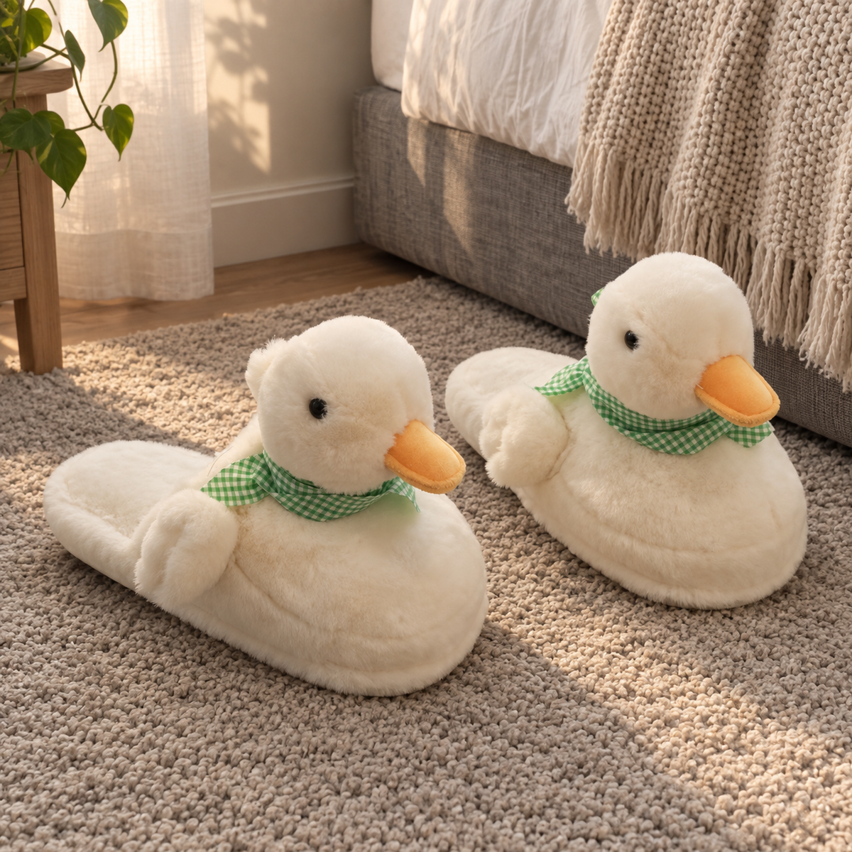 Fly with Me Duck Slippers