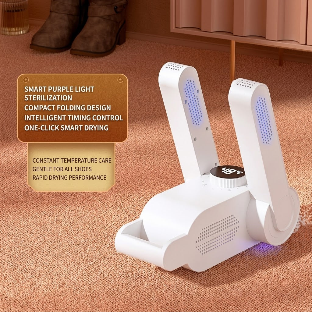 Boot & Go Quick-Heat Foldable Shoe Dryer