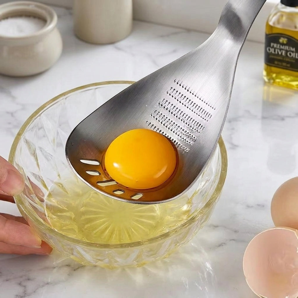 Prep Ninja 3in1 Garlic Ginger Yolk Stainless Spoon